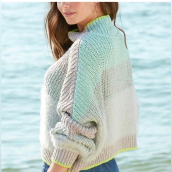 Free People SunBright Fuzzy Striped Sweater
Size Large - Picture 3 of 4